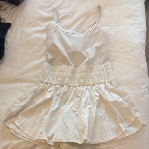 White Sleeveless Dress